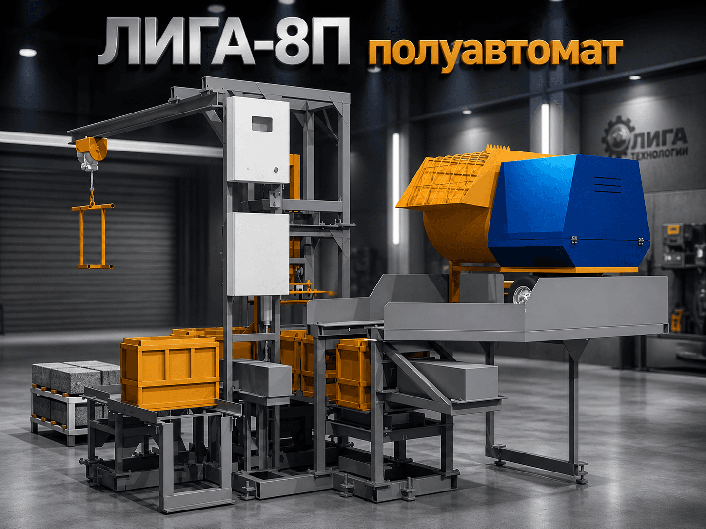Полуавтоматическая линия ЛИГА-8П